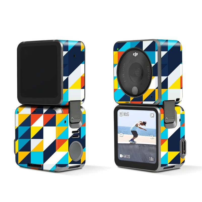 Mosaic Triangle Pattern - Dji Action 2 Skin