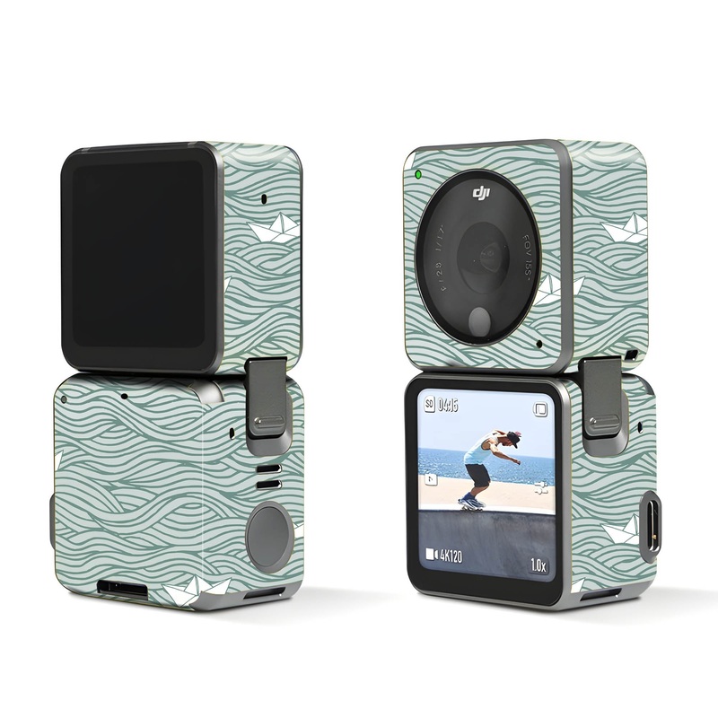Papper Boat Pattern - Dji Action 2 Skin