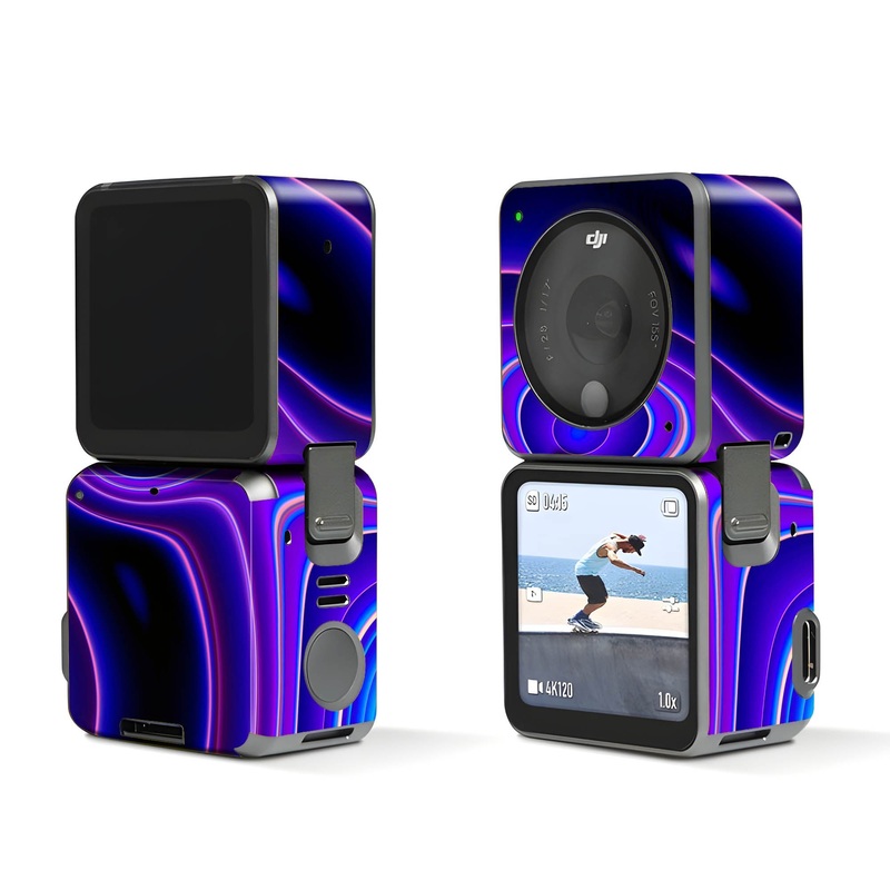 Wavey Liquid Marble - Dji Action 2 Skin