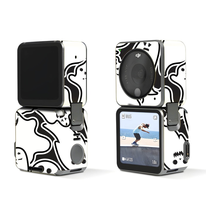 White Halloween Pattern - Dji Action 2 Skin