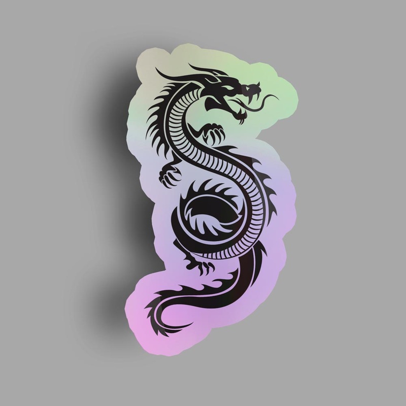 Dragon - Holographic Sticker