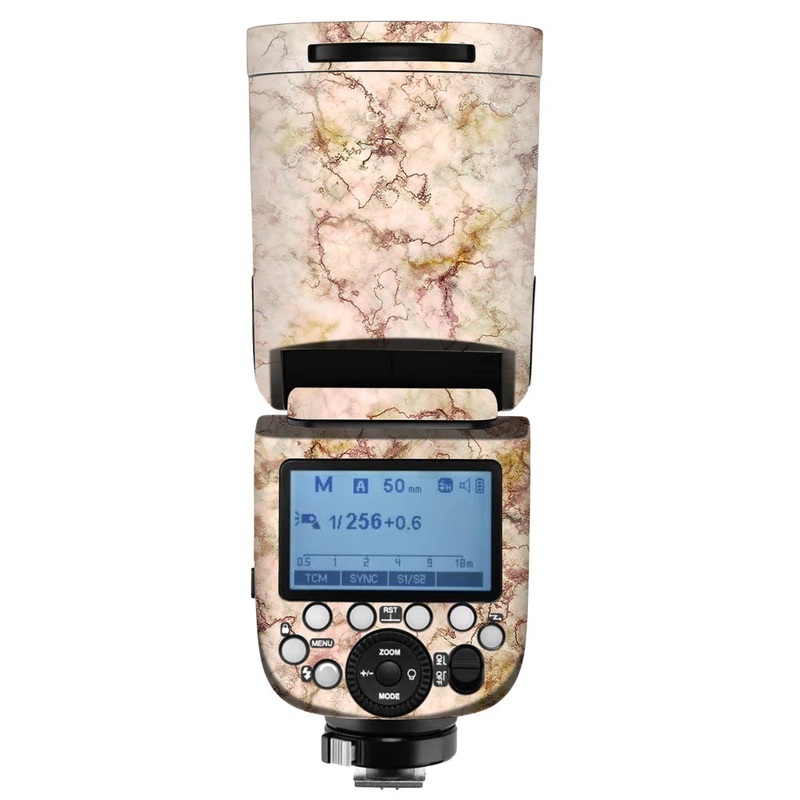 Gold Peach Marble - Camera Flash Skin