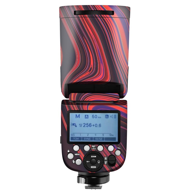 Purple Liquid Marble - Camera Flash Skin