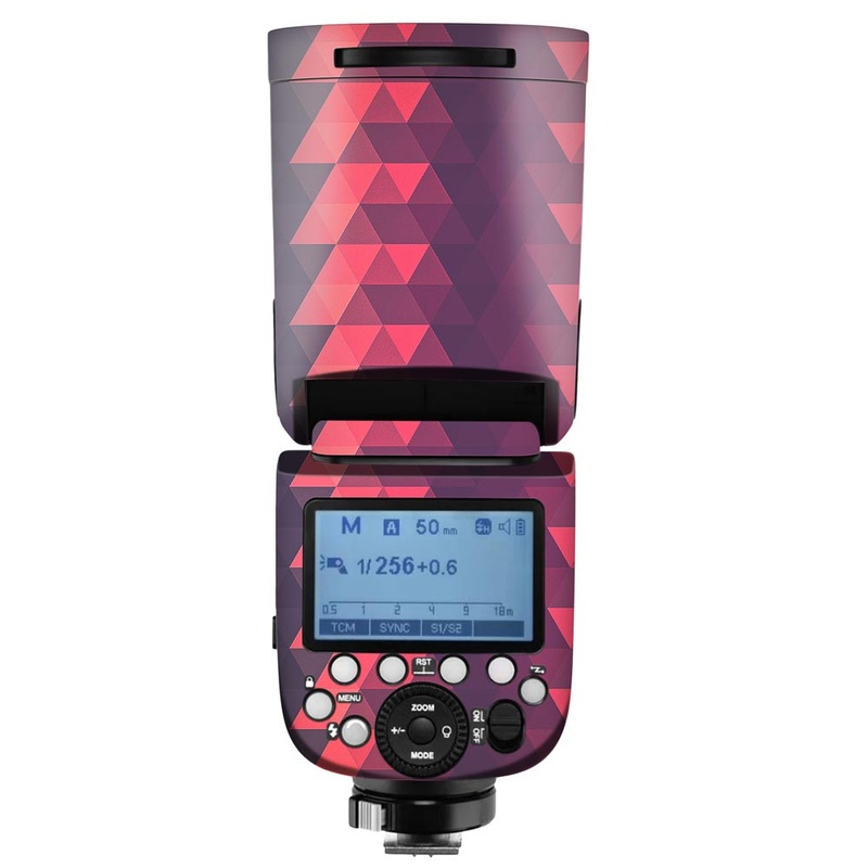 Purple Noisy Mosaic - Camera Flash Skin