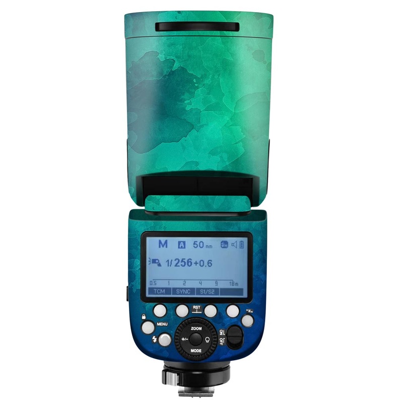 Smoke Glass Green - Camera Flash Skin