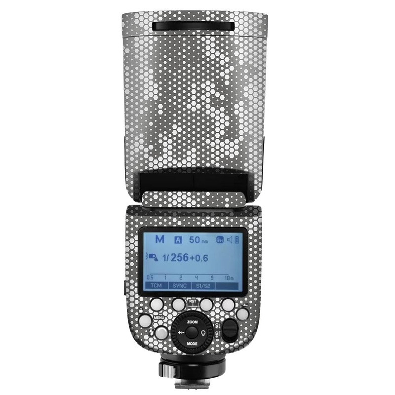 White Hive Camo - Camera Flash Skin
