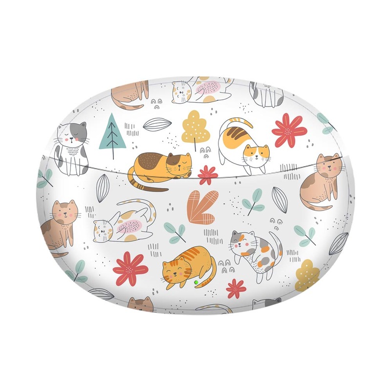 Abstract Cat Pattern - Realme Buds Air 3 Neo Skin