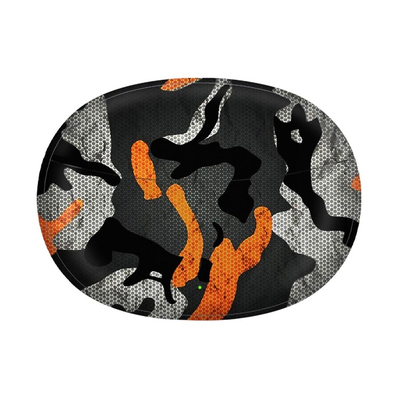Orange Pattern Camo - Realme Buds Air 3 Neo Skin