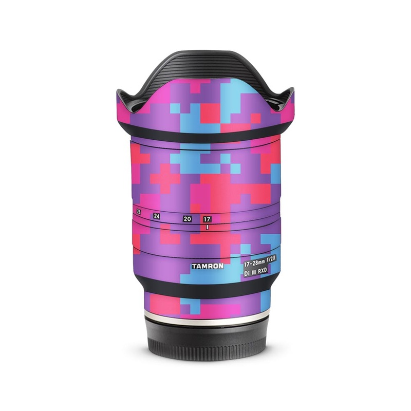 Purple Glitched Pattern - Tamron Lens Skin