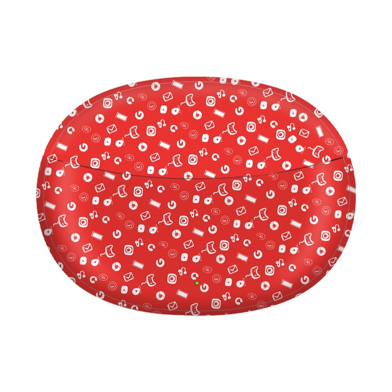 Red Doodle - Realme Buds Air 3 Neo Skin