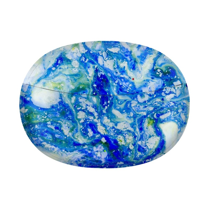 Blue Acid Marble - Realme Buds Air 3 Neo Skin