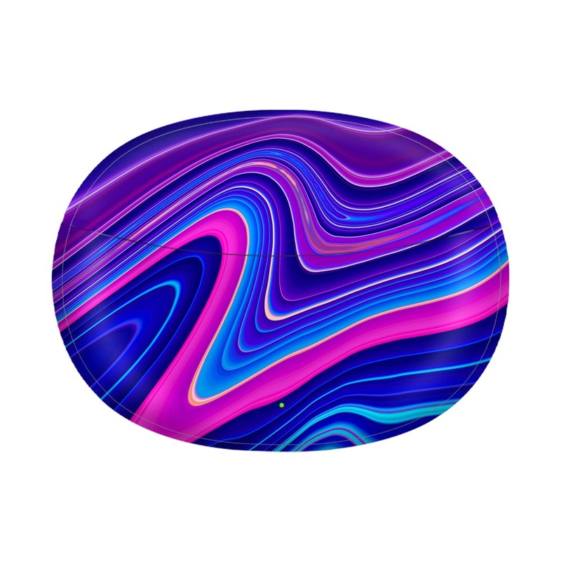 Blue Liquid Marble - Realme Buds Air 3 Neo Skin