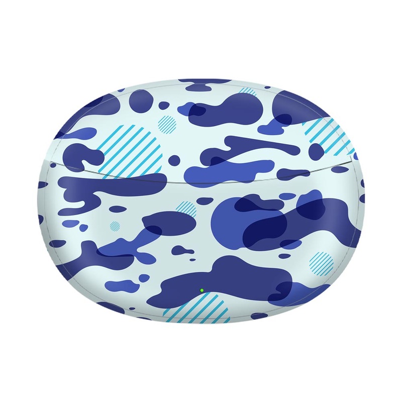 Blue Modern Camo - Realme Buds Air 3 Neo Skin