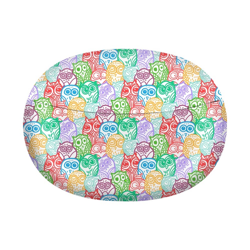 Colorful Owl Pattern - Realme Buds Air 3 Neo Skin