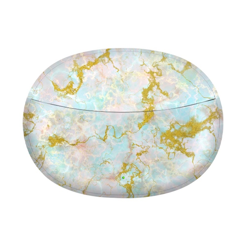Glitter Gold Marble - Realme Buds Air 3 Neo Skin