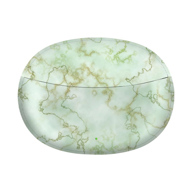 Green Textured Marble - Realme Buds Air 3 Neo Skin