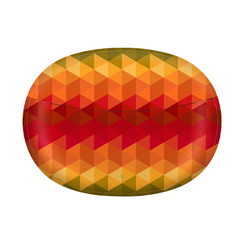 Orange Noisy Camo - Realme Buds Air 3 Neo Skin