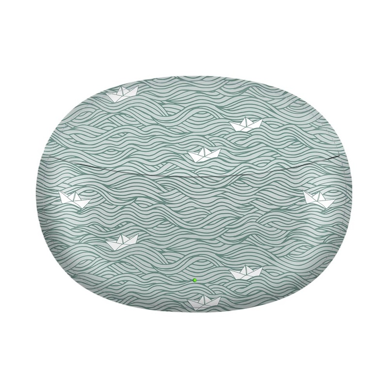 Paper Boat Pattern - Realme Buds Air 3 Neo Skin