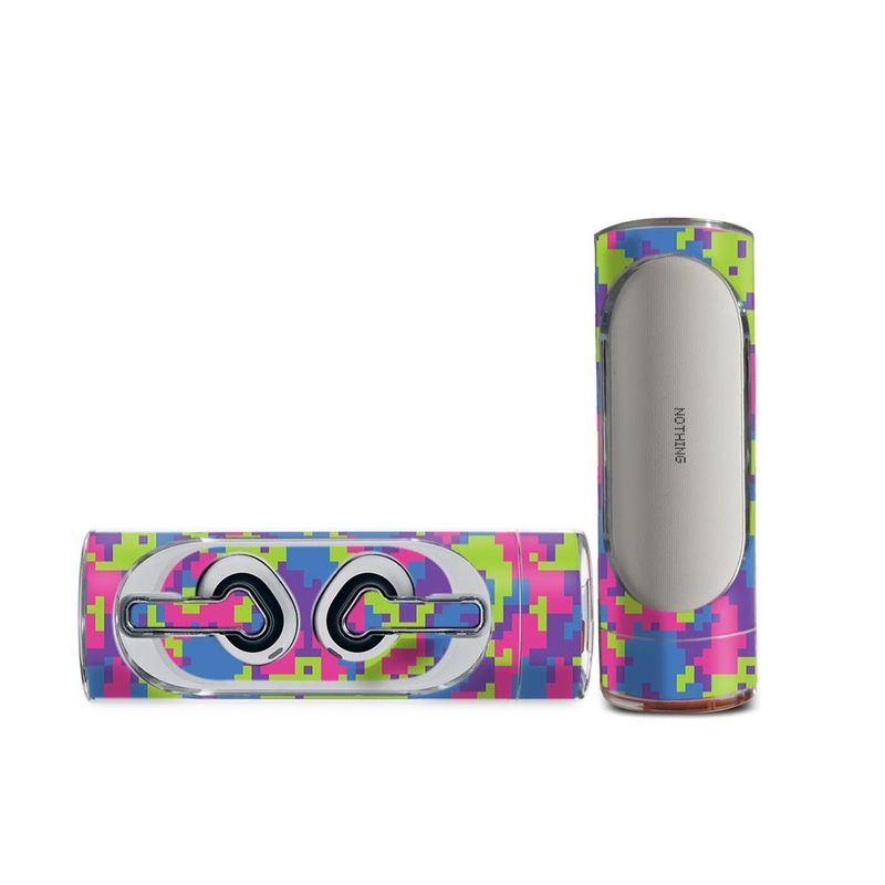 Rainbow Glitched Pattern - Nothing Ear (Stick) Skin