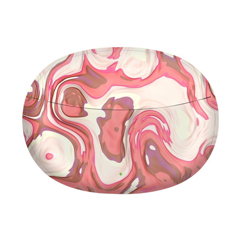 Red Liquid Marble - Realme Buds Air 3 Neo Skin