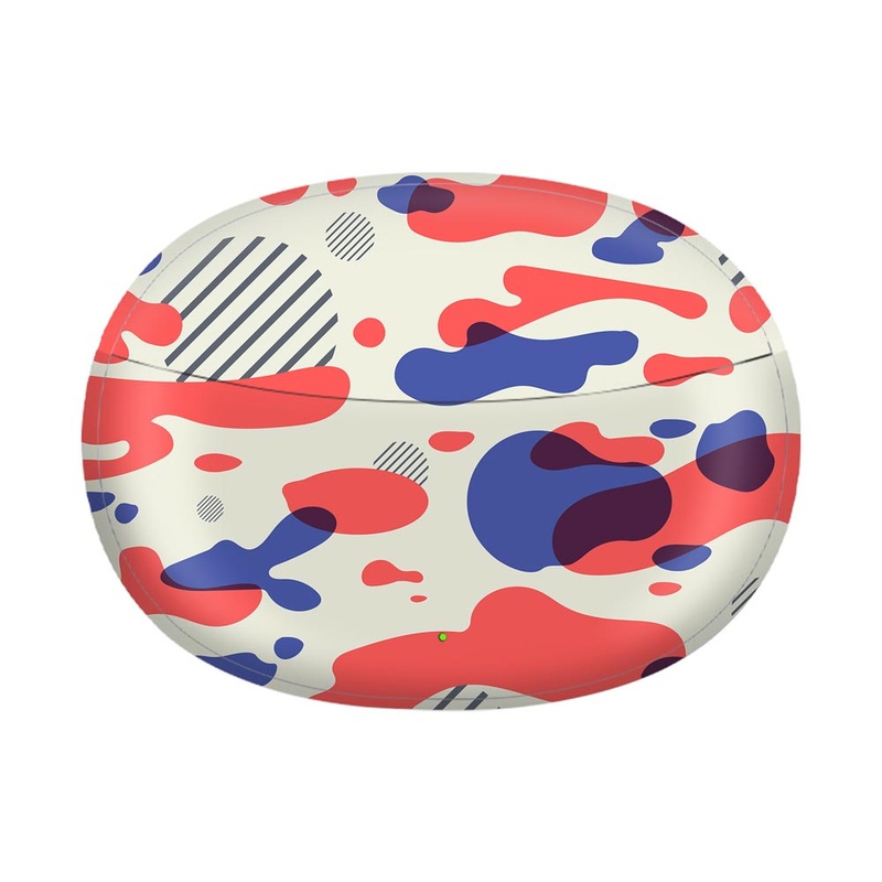 Red Modern Camo - Realme Buds Air 3 Neo Skin