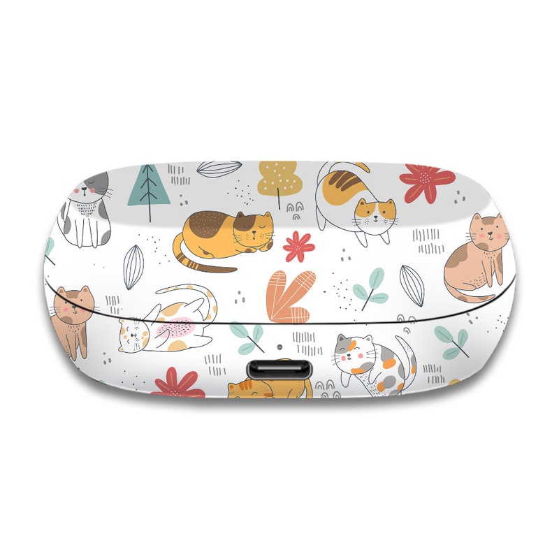 Abstract Cat Pattern- Jabra Elite 7 Active Skin