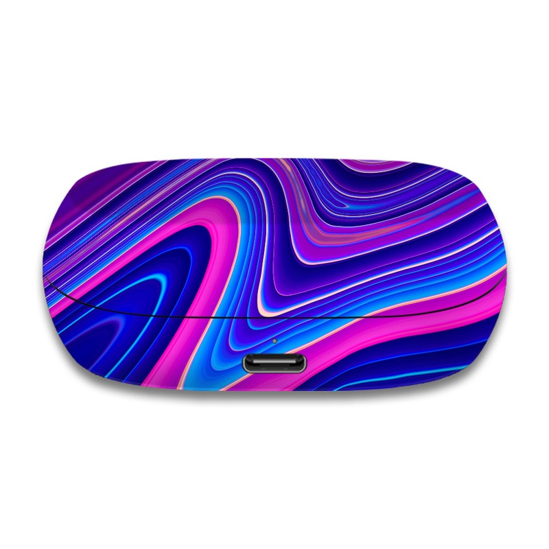 Blue Liquid Marble - Jabra Elite 7 Active Skin