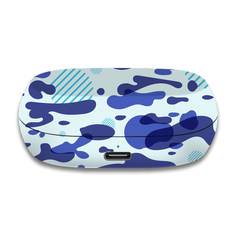 Blue Modern Camo - Jabra Elite 7 Active Skin