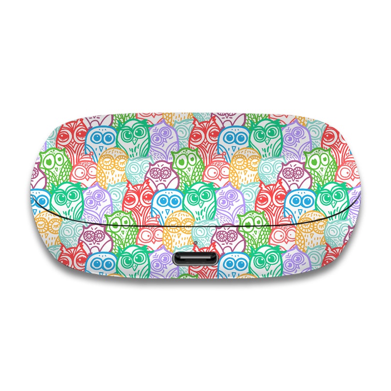 Colorful Owl Pattern - Jabra Elite 7 Active Skin