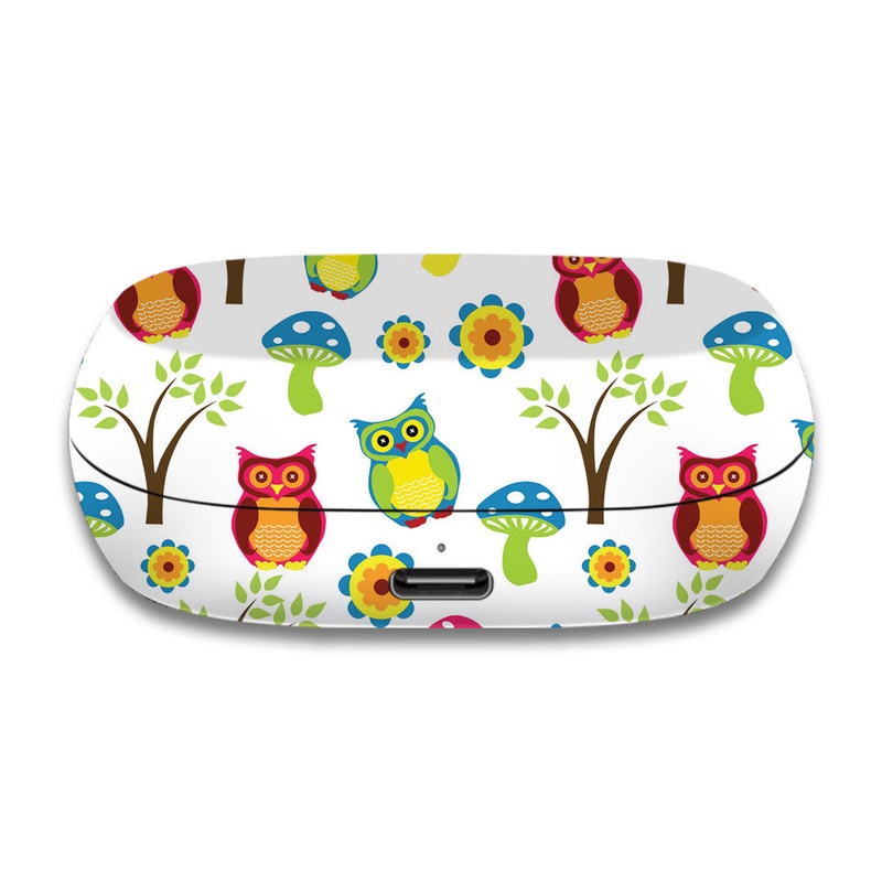 Cute Owl Wallpaper Pattern - Jabra Elite 7 Active Skin