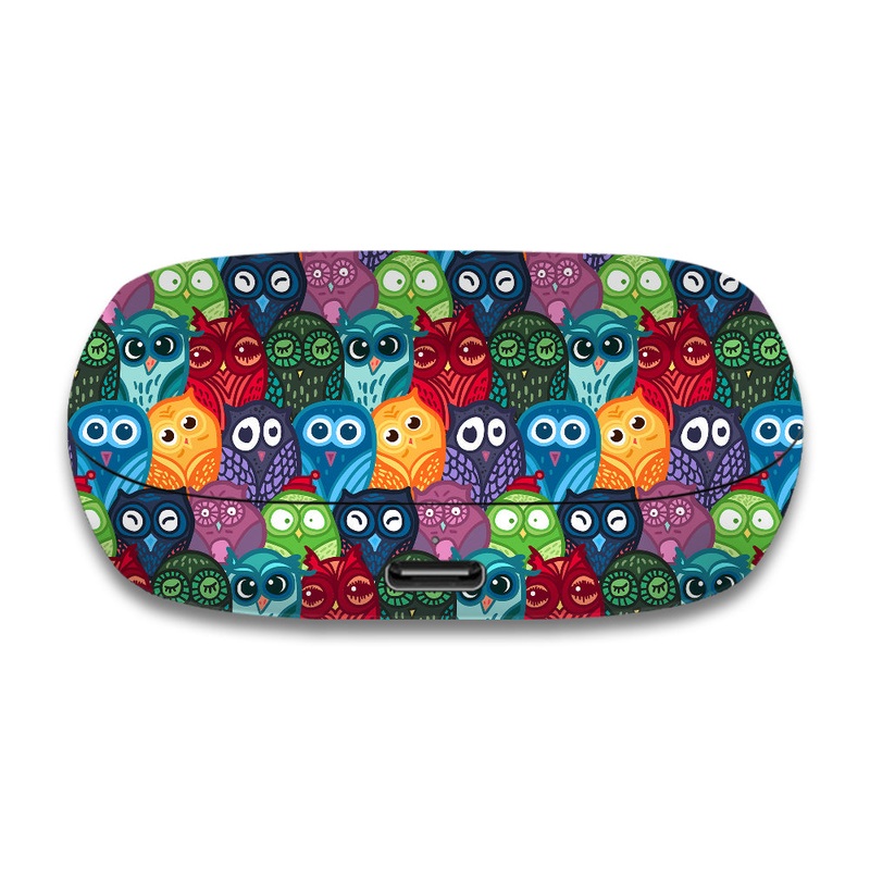 Funny Owl Pattern - Jabra Elite 7 Active Skin
