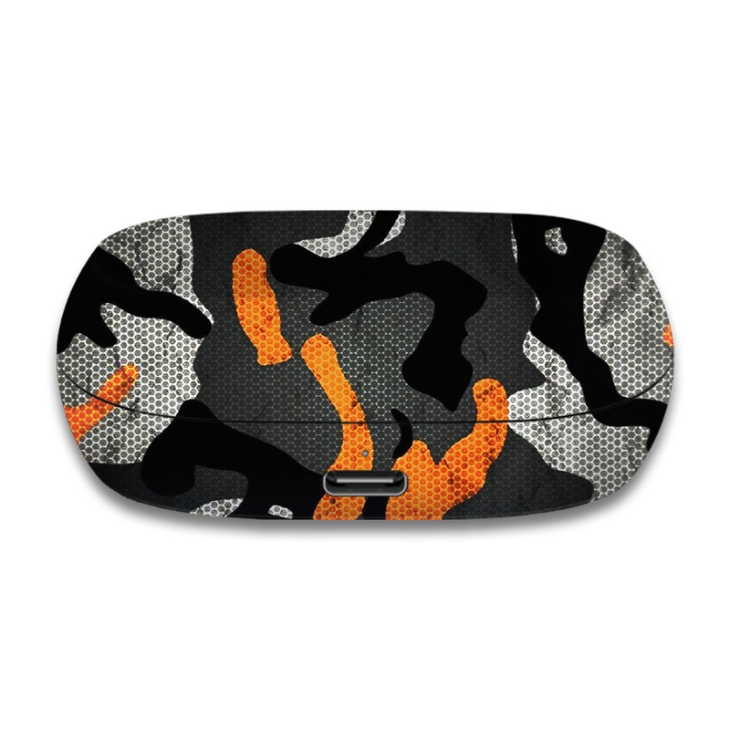 Orange Camo Pattern - Jabra Elite 7 Active Skin