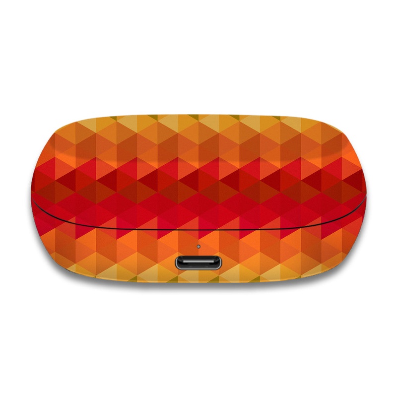 Orange Noisy Mosaic - Jabra Elite 7 Active Skin