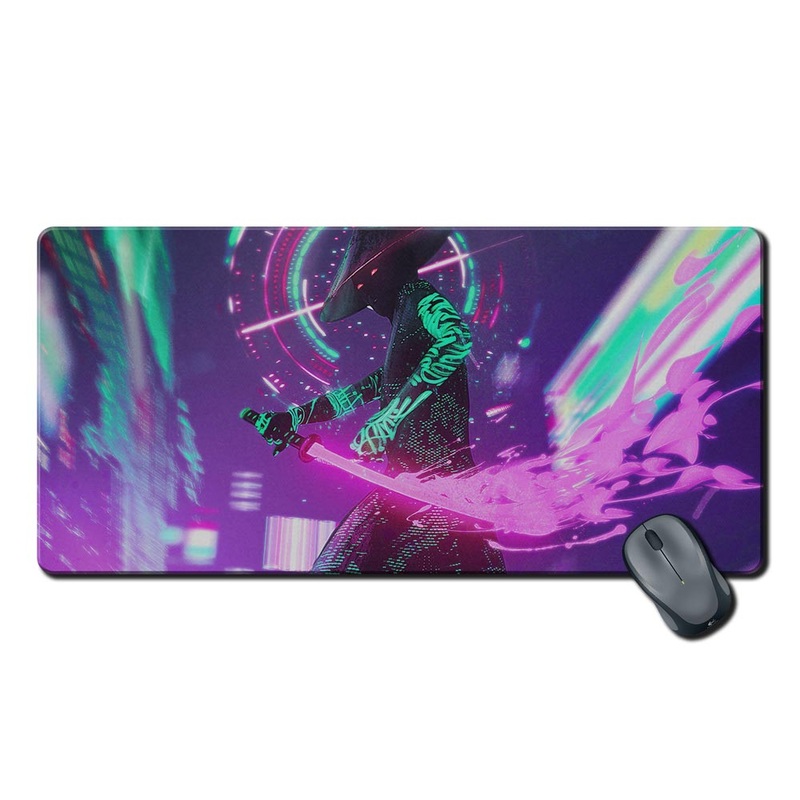 Neon Samurai - DeskMat