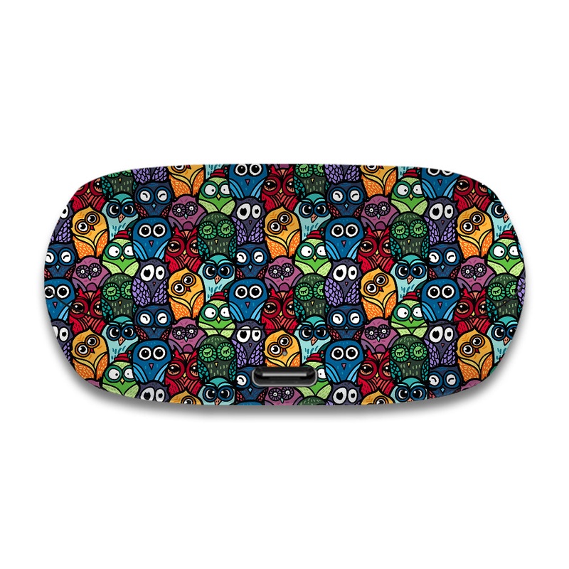 Traditional Owl Pattern - Jabra Elite 7 Active Skin
