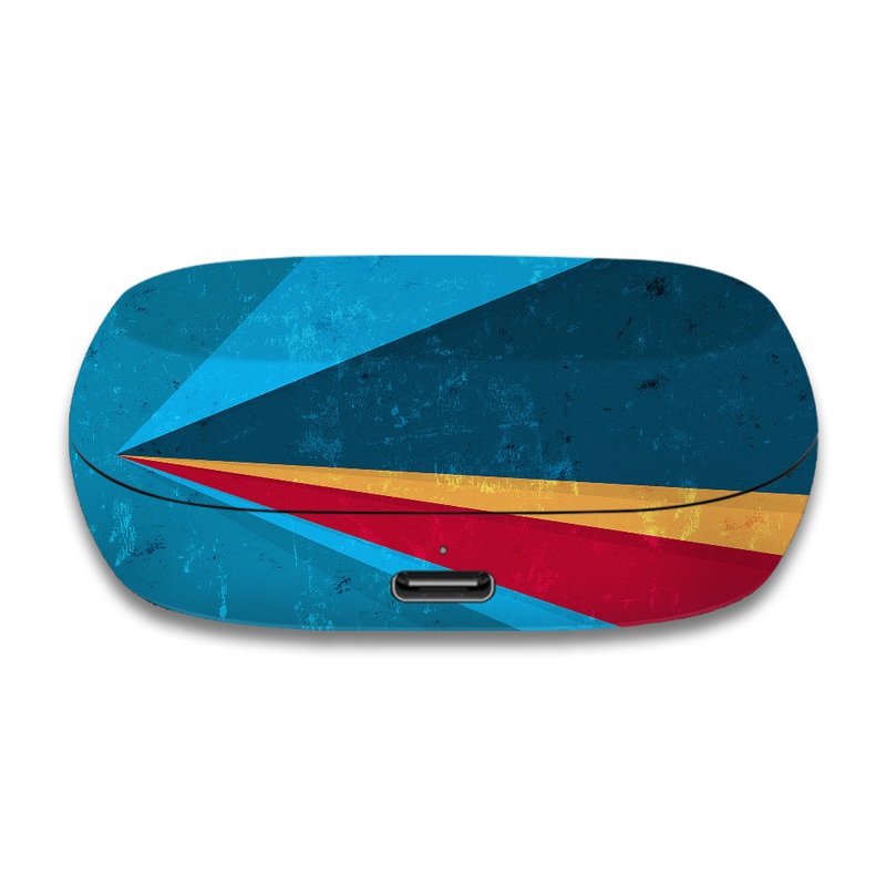 Vintage Blue Rays - Jabra Elite 7 Active Skin