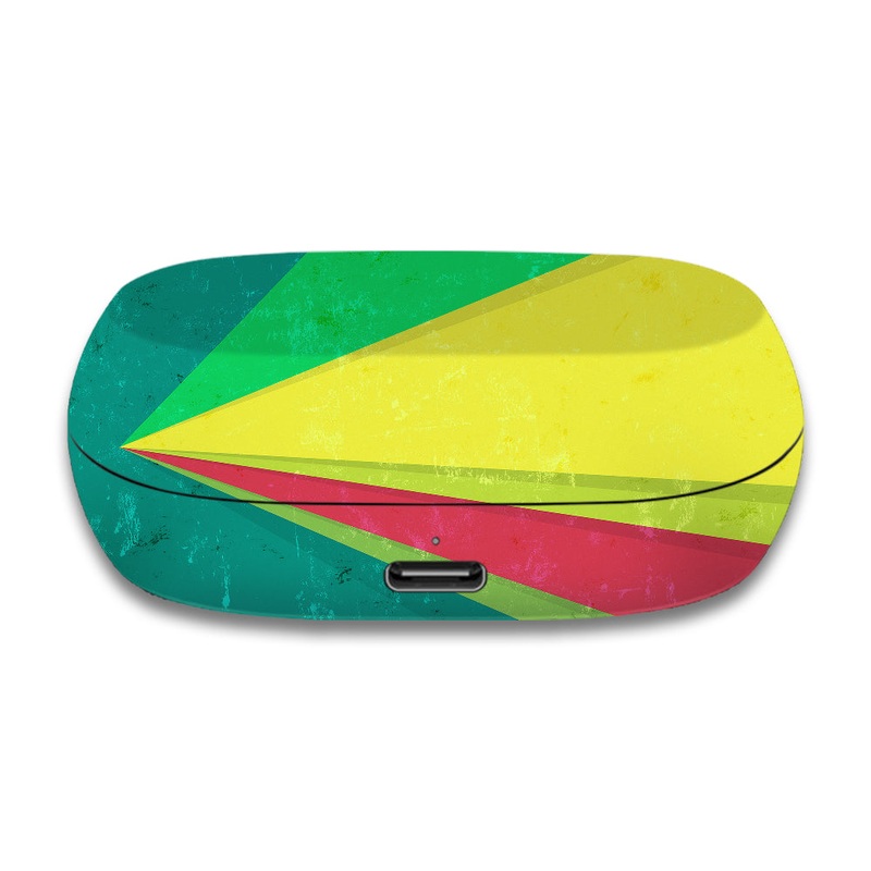 Vintage Green Rays - Jabra Elite 7 Active Skin