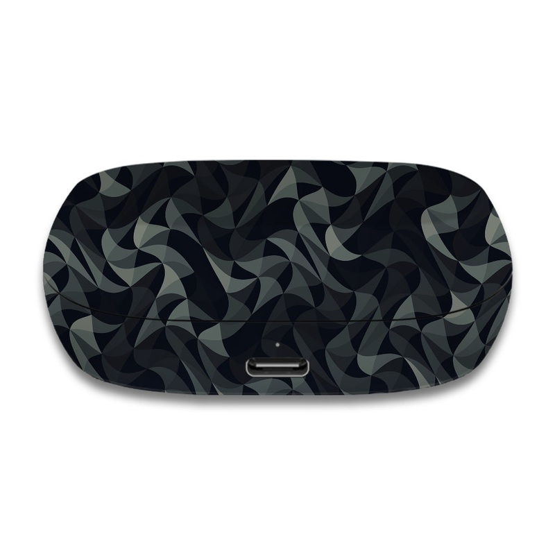 Wave Mosaic Grey Black - Jabra Elite 7 Active Skin