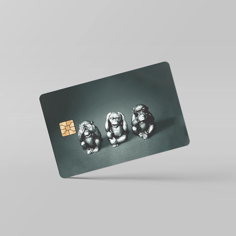 3 Monkeys - Debit & Credit Card Skin