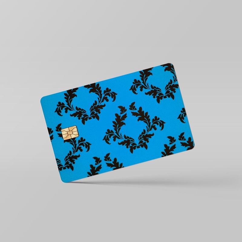 Blue Pattern - Debit & Credit Card Skin
