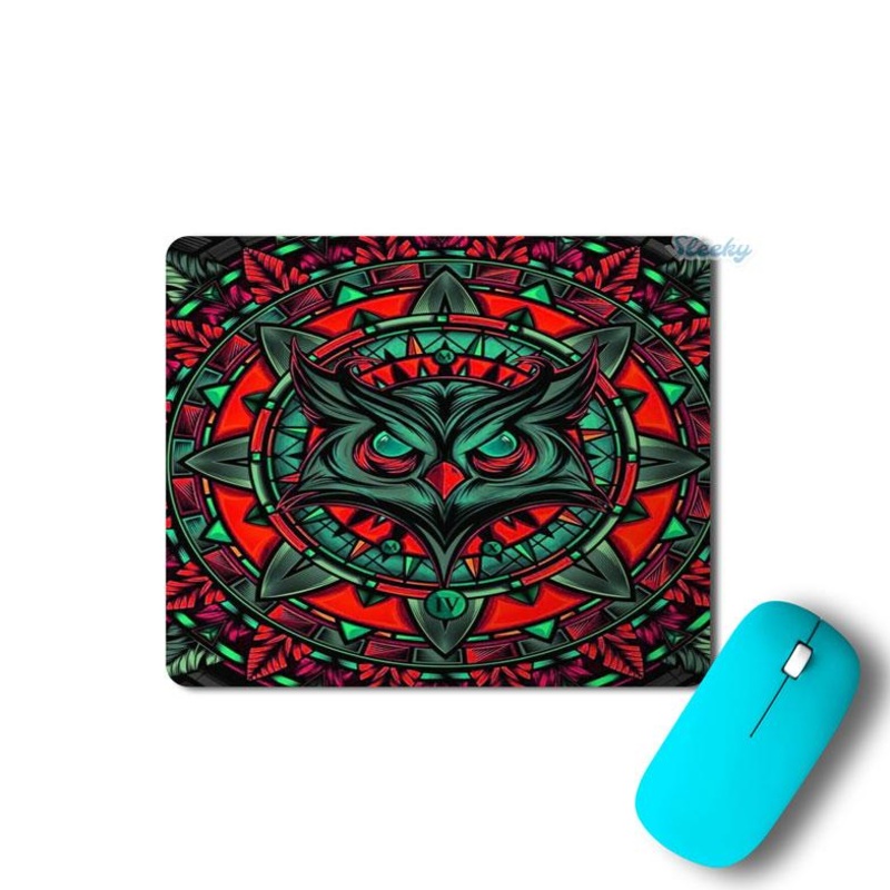 Fierce Owl Red - Mousepad