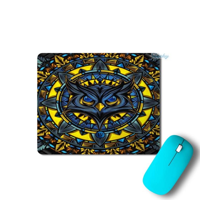 Fierce Owl Yellow - Mousepad