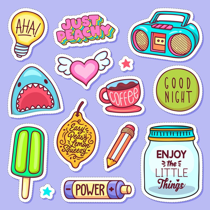 Vintage Cartoons 03 - Sticker Mini Sheet