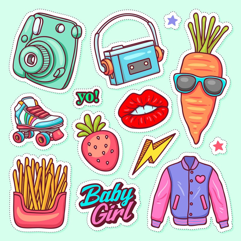 Vintage Cartoons 11 - Sticker Mini Sheet