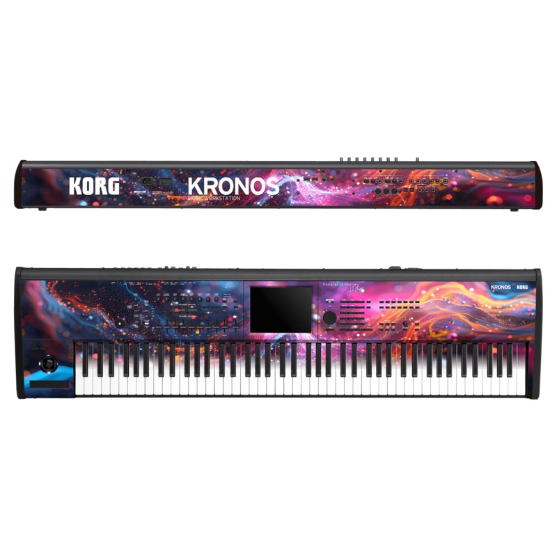 KORG Kronos 2 Music Workstation (88 keys) Jordan Rudess - Cosmic Overture Skin