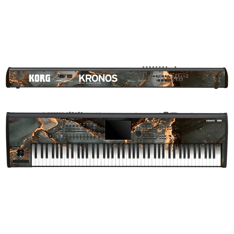 KORG Kronos 2 Music Workstation (88 keys) SIGNATURE AGATE GEODE Deep Forest Skin