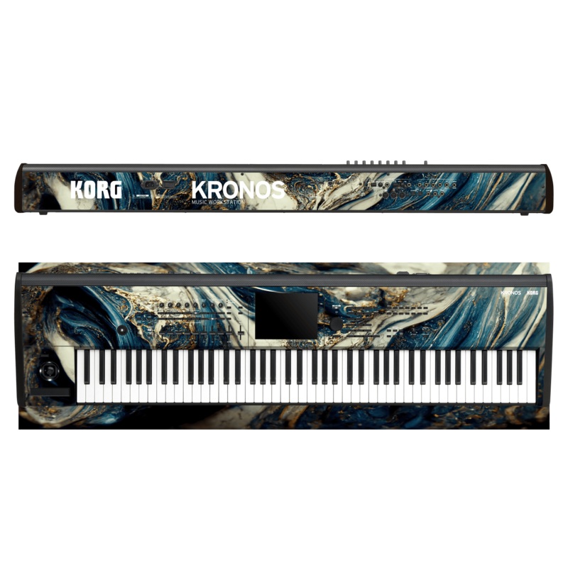 KORG Kronos 2 Music Workstation (88 keys) SIGNATURE AGATE GEODE Naia Skin