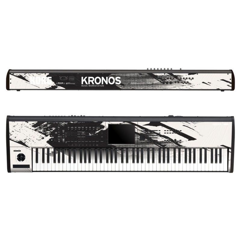 KORG Kronos 2 Music Workstation (88 keys) SIGNATURE Black & White Madness Skin