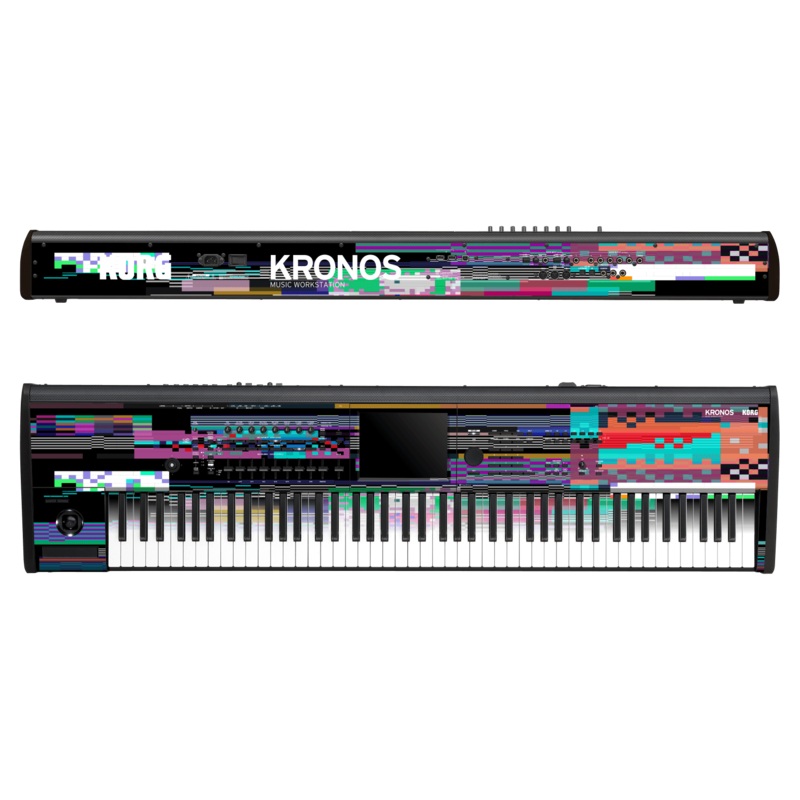 KORG Kronos 2 Music Workstation (88 keys) SIGNATURE Glitchscape Skin