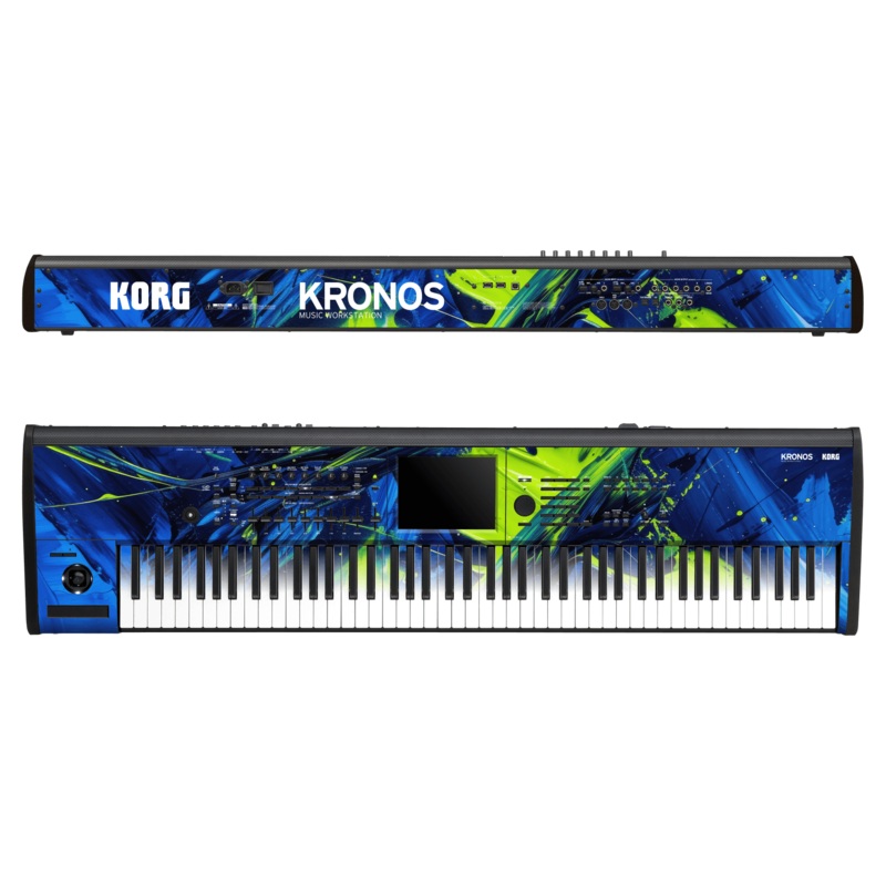 KORG Kronos 2 Music Workstation (88 keys) SIGNATURE Glowquatic Skin